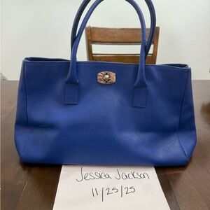 Furla Appaloosa Blue Tote